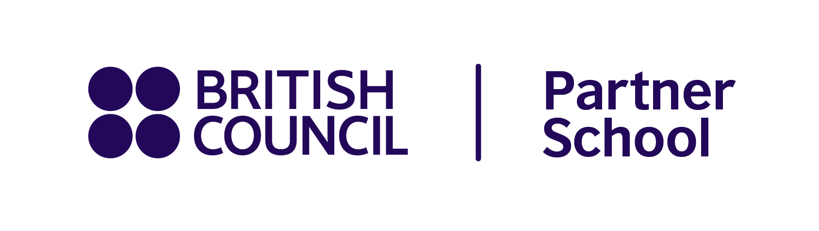 Digital image: PartnerSchool British Council Badge White Screen